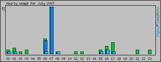 Hourly usage