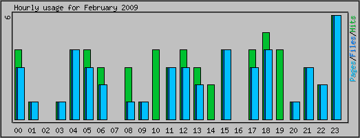 Hourly usage